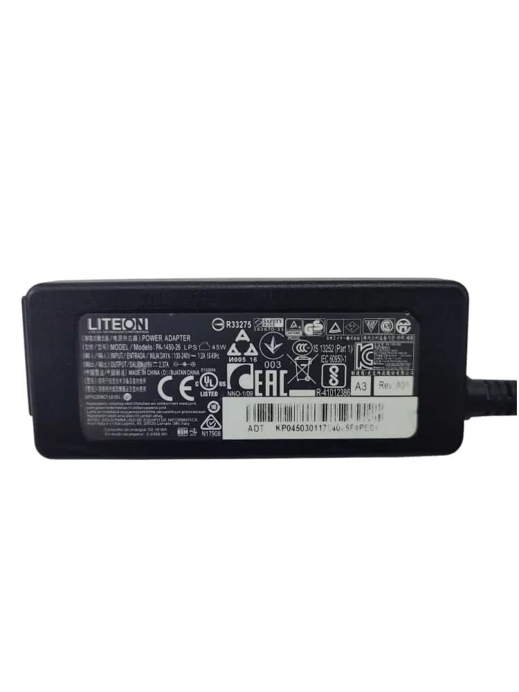 شارژر لپ تاپ ایسر 19 ولت 2.37 آمپر PA-1450-26 | ولتاژین