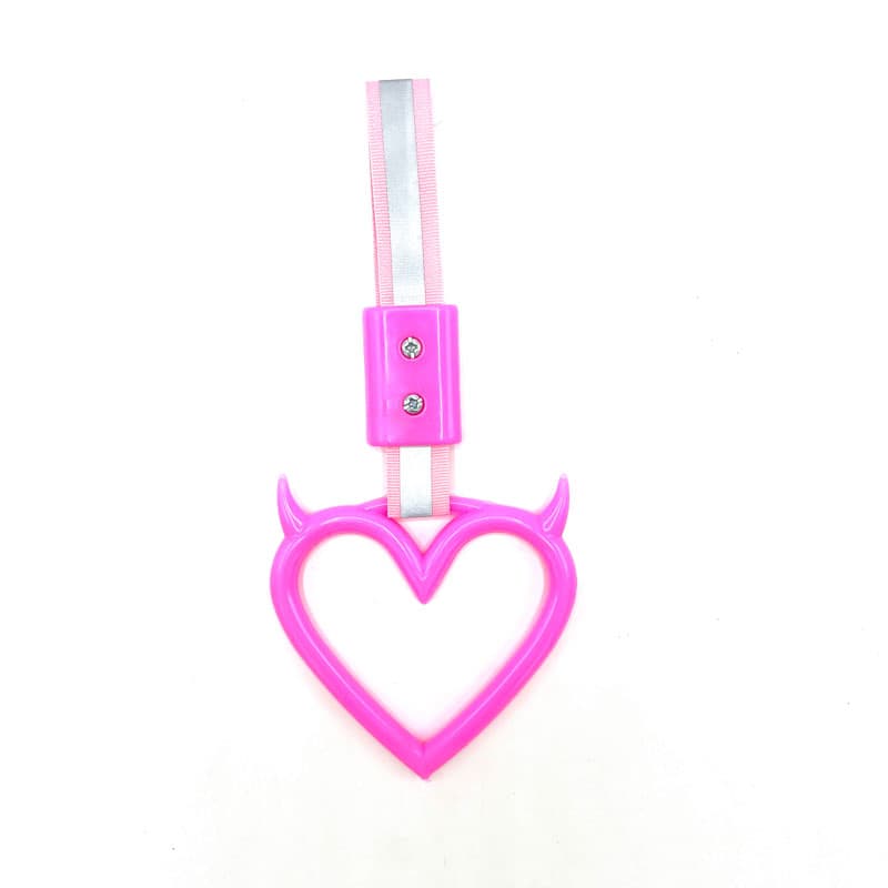 آویز دستگیره خودرو مدل سوریکاوا رنگ صورتی کد Pink01