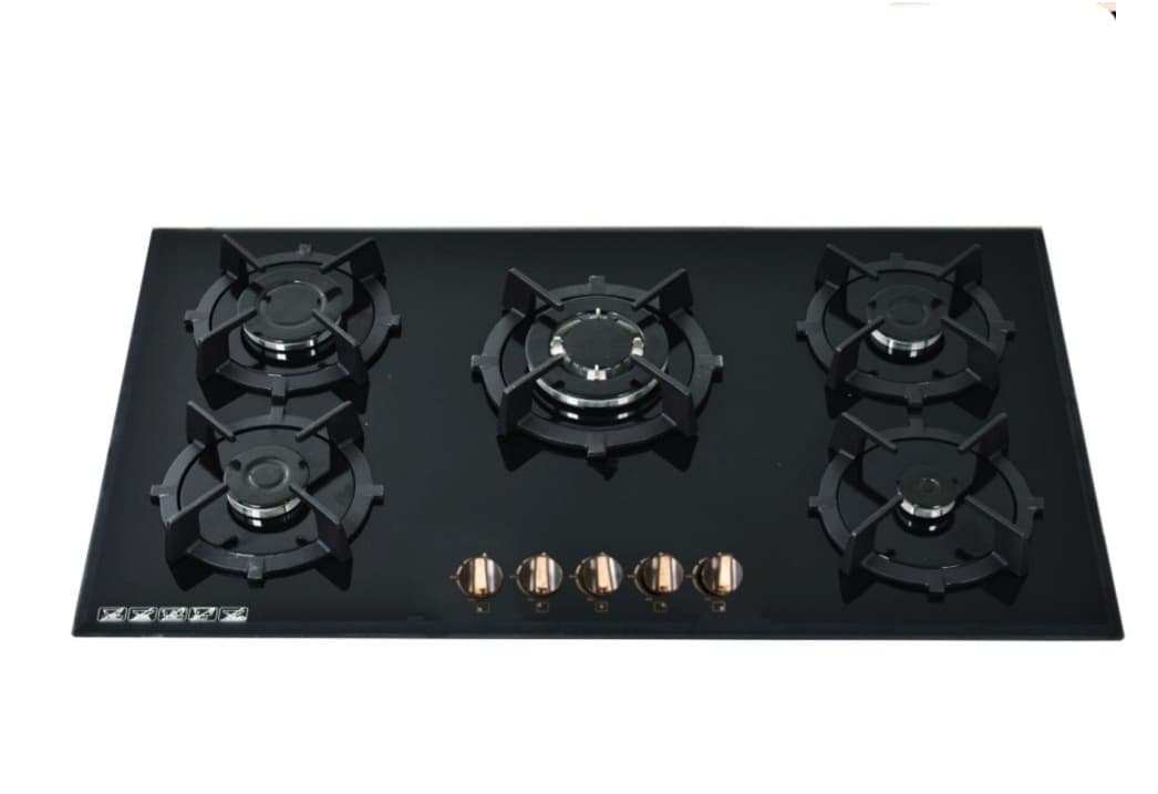 گاز 5 شعله راگ جی 17 شیشه ای و صفحه ای ترموکوبل - 3898688
