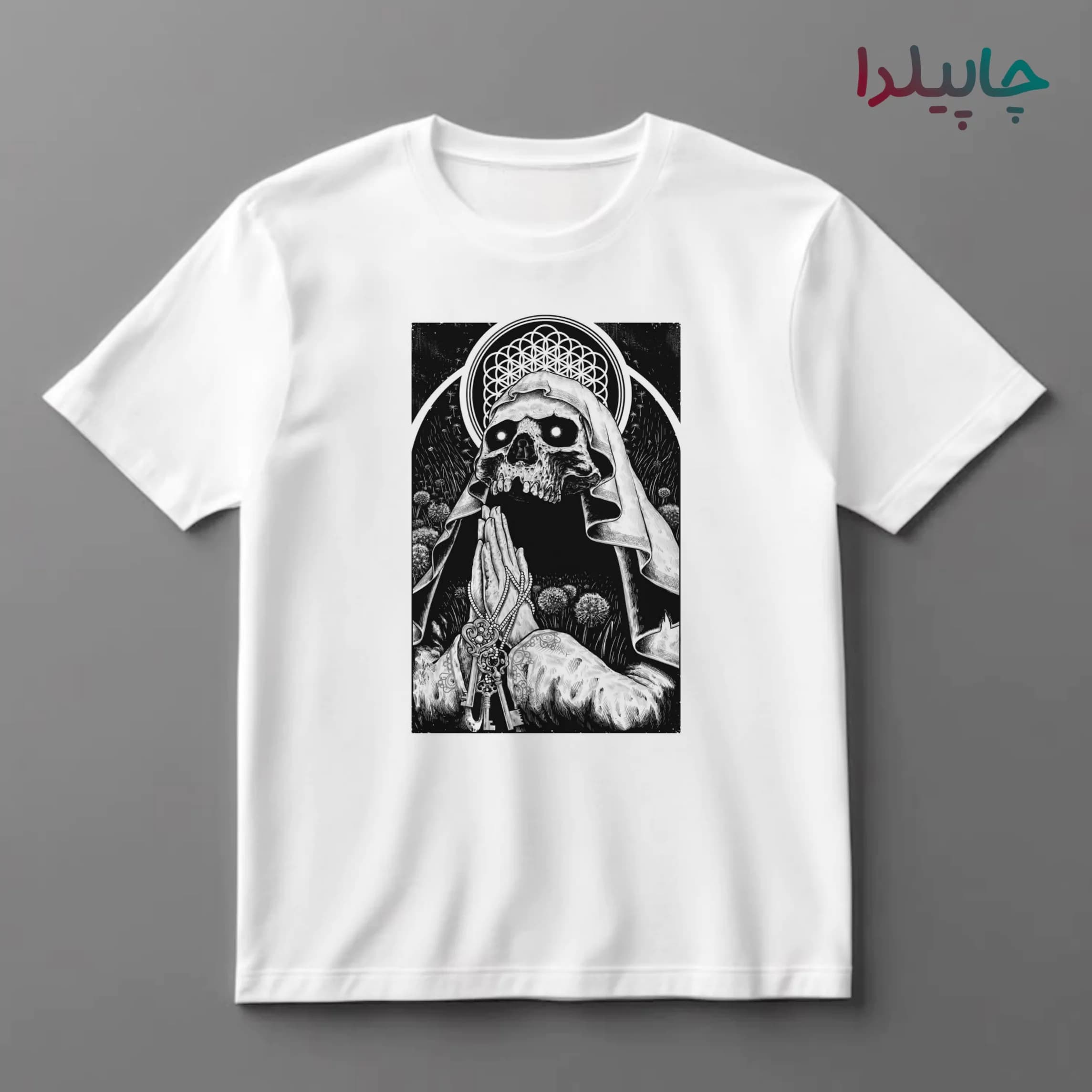 تیشرت با طراحی اسکلت خفن — تصویر ۲
