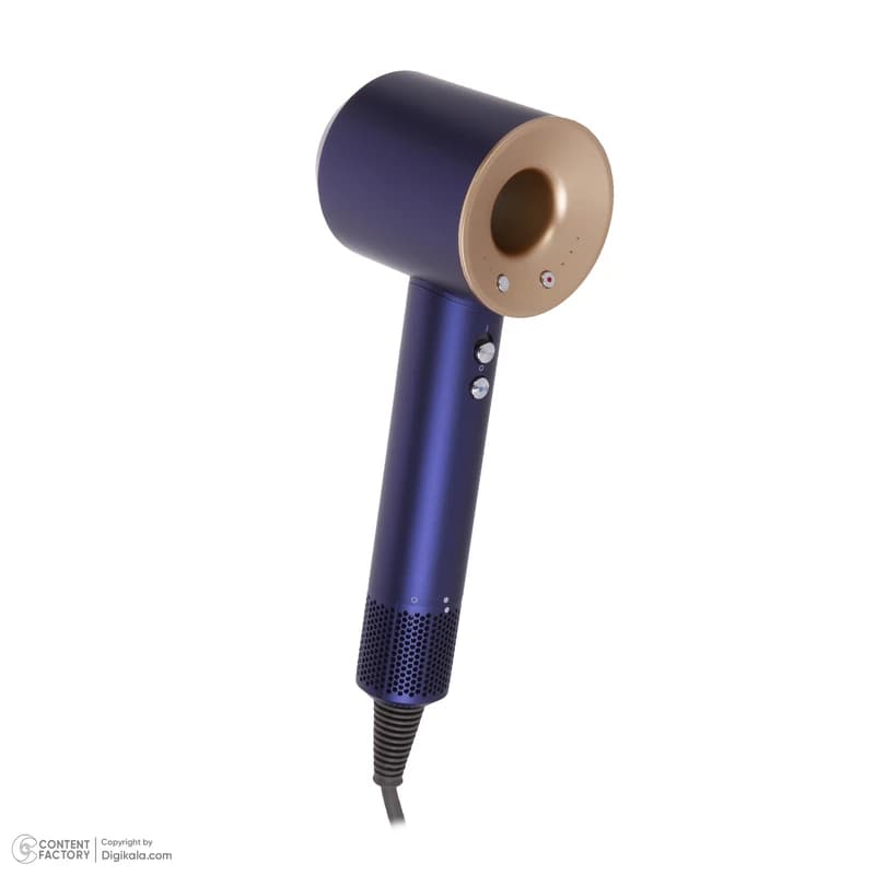 سشوار حلقه ای سوپر سونیک leafless hair dryer (5 سر) رنگ ابی