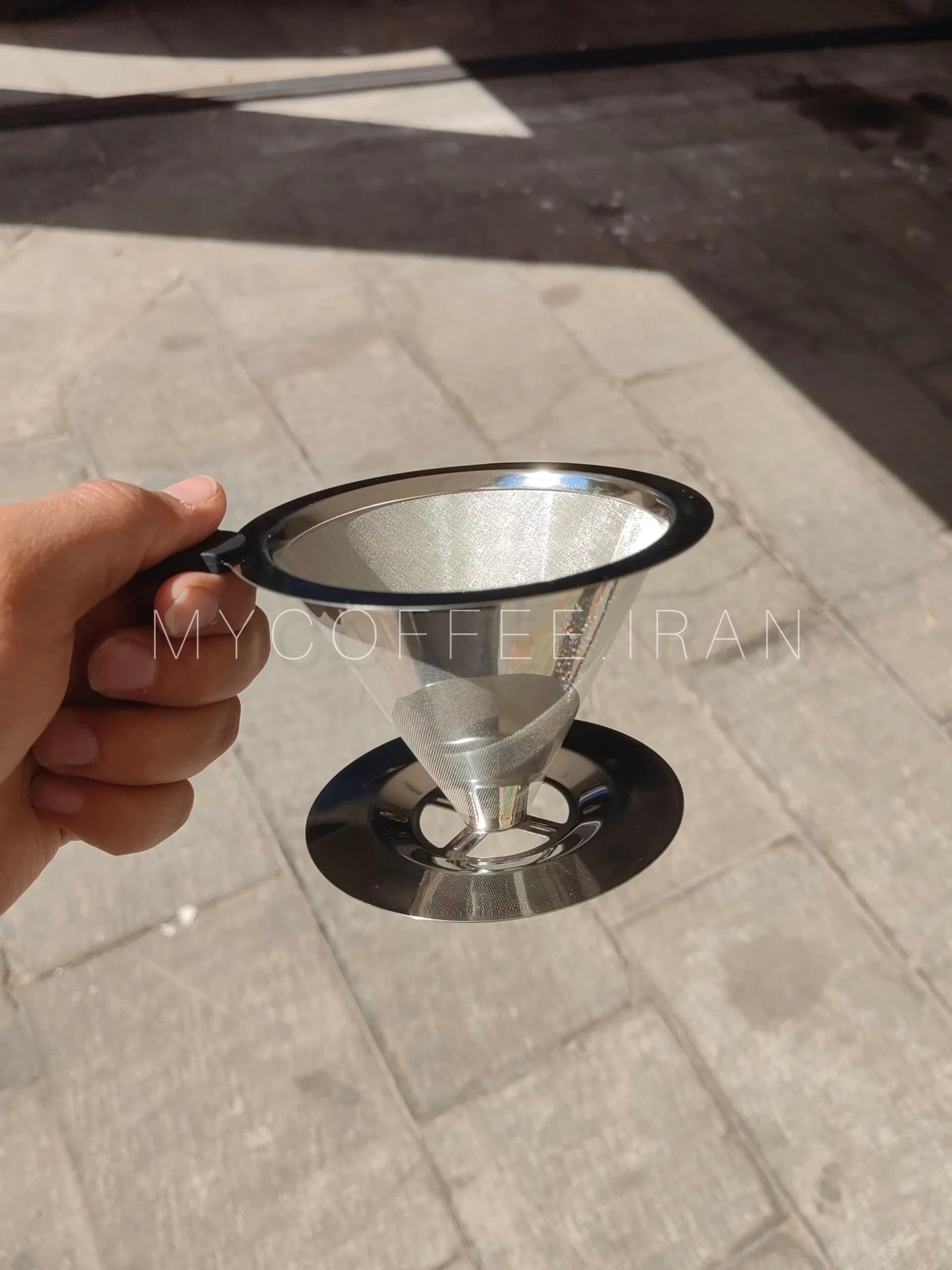 قهوه ساز دریپر استیل V60 — تصویر ۲
