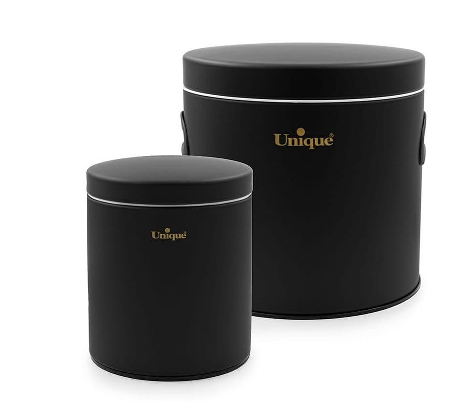 سطل قند و شکر یونیک مشکی UN-1614