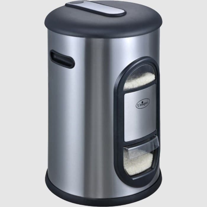 سطل برنج 10 کیلویی استیل یونیک پیمانه دار UN-4440 — تصویر ۴