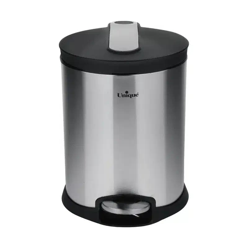 سطل زباله استیل یونیک 16 لیتری با آرام بند UN-4430 — تصویر ۹