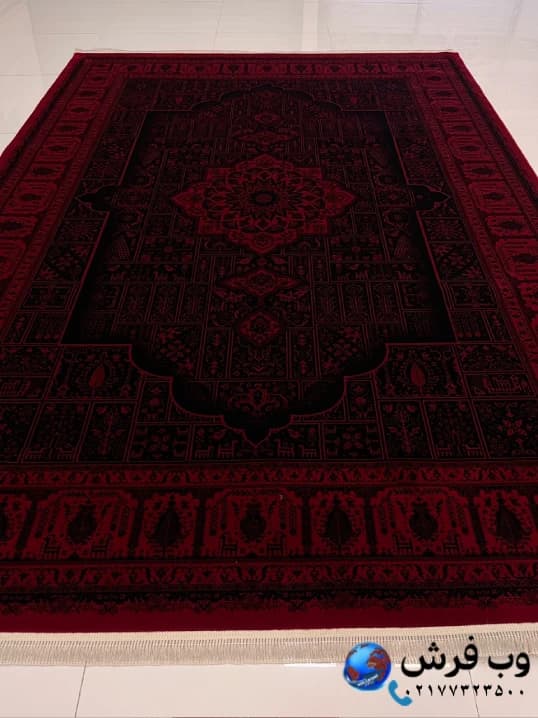 فرش روناسی 700 شانه طرح دلاوا