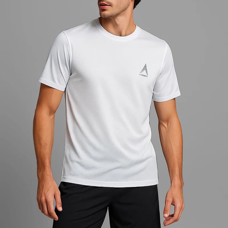 تی شرت ورزشی سوزنی آستین کوتاه مردانه مدل Dri-Fit R1