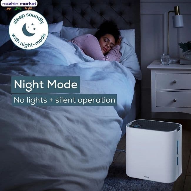تصفیه کننده هوا و رطوبت ساز Beurer مدل LR330 — تصویر ۶