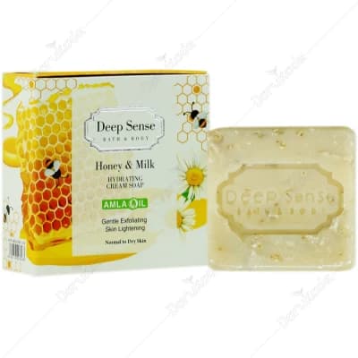 صابون کرمی آبرسان شیرعسل 75g دیپ سنس