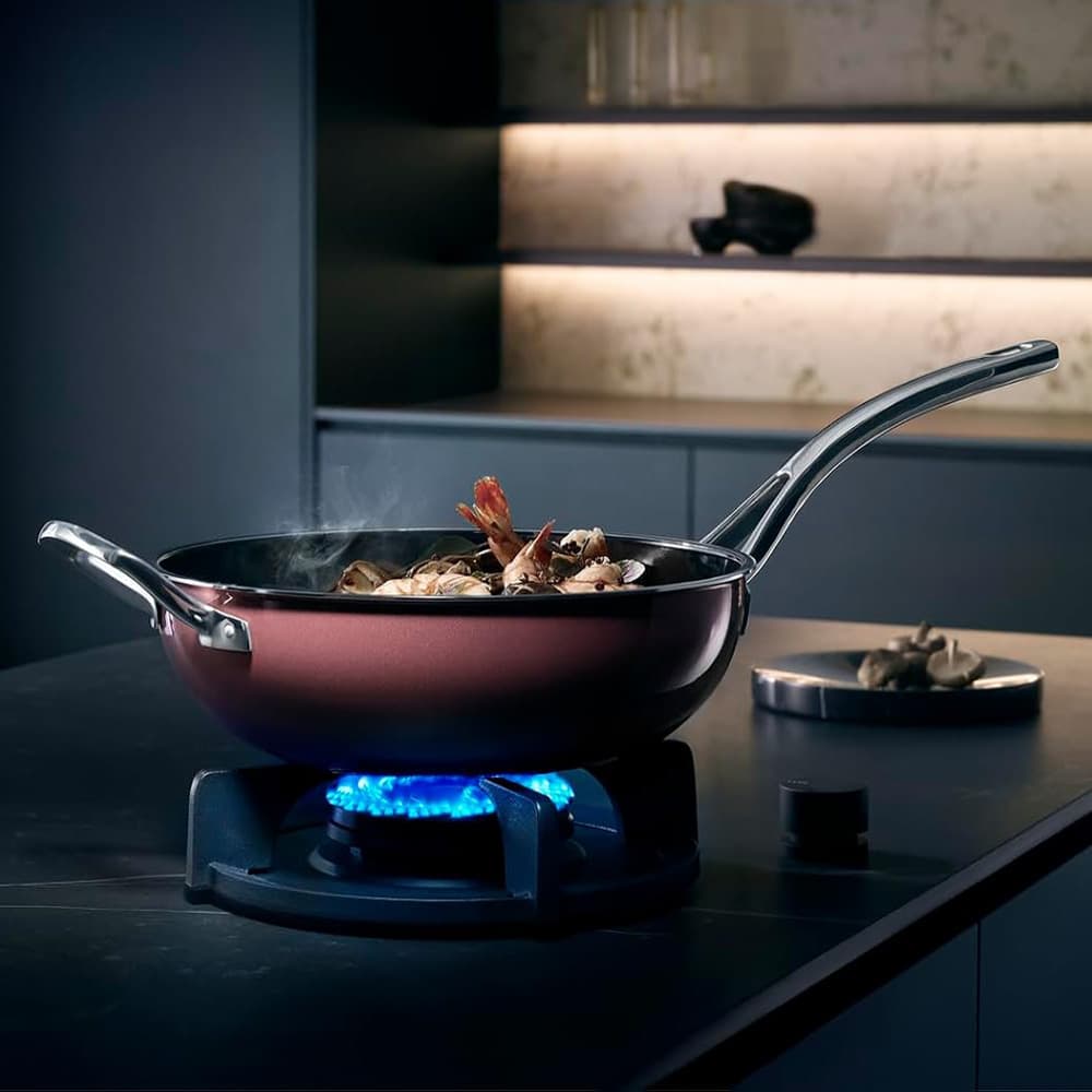 تابه دبلیو ام اف مدل WMF Fusiontec Wok سایز 28 — تصویر ۲