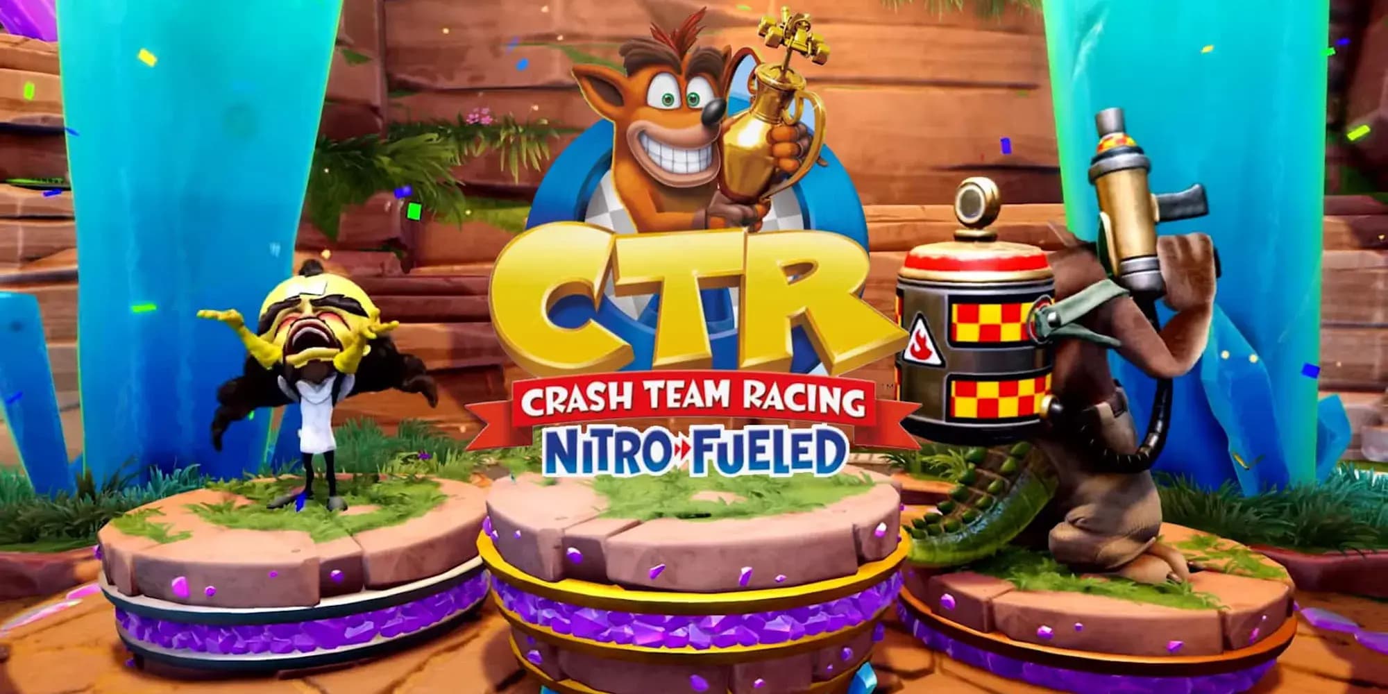 دیسک بازی Crash Team Racing Nitro Fueled (CTR) برای پلی استیشن 4 نو — تصویر ۲