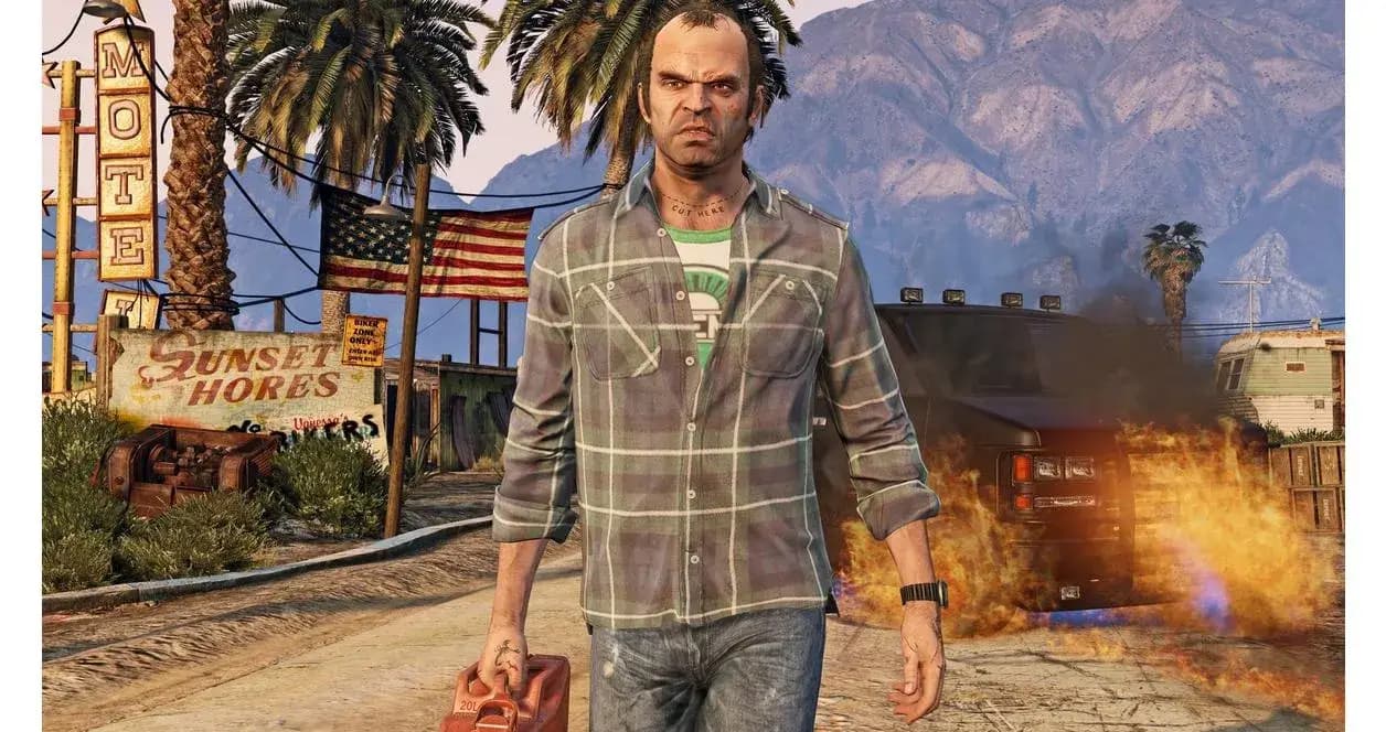 دیسک بازی Grand Theft Auto V (GTA V) برای پلی استیشن 5 نو — تصویر ۲