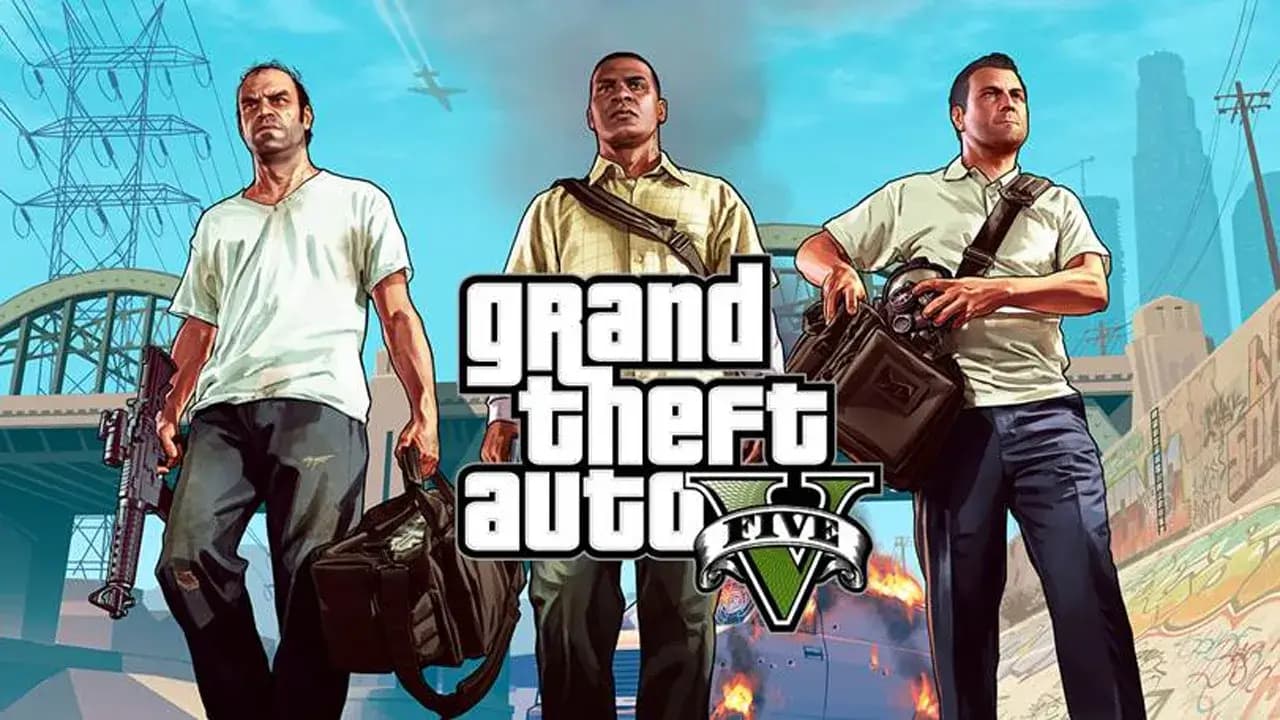 دیسک بازی Grand Theft Auto V (GTA V) برای پلی استیشن 5 نو — تصویر ۳