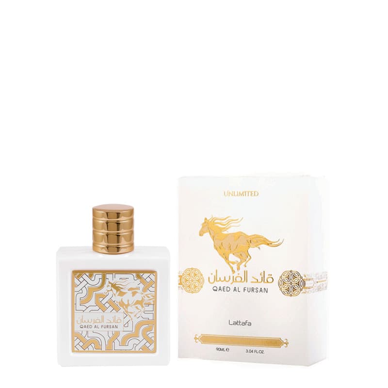عطر لطافه قائد الفرسان سفید (آنلیمیتد) | Lattafa Qaed Al Fursan Unlimited EDP 90ml