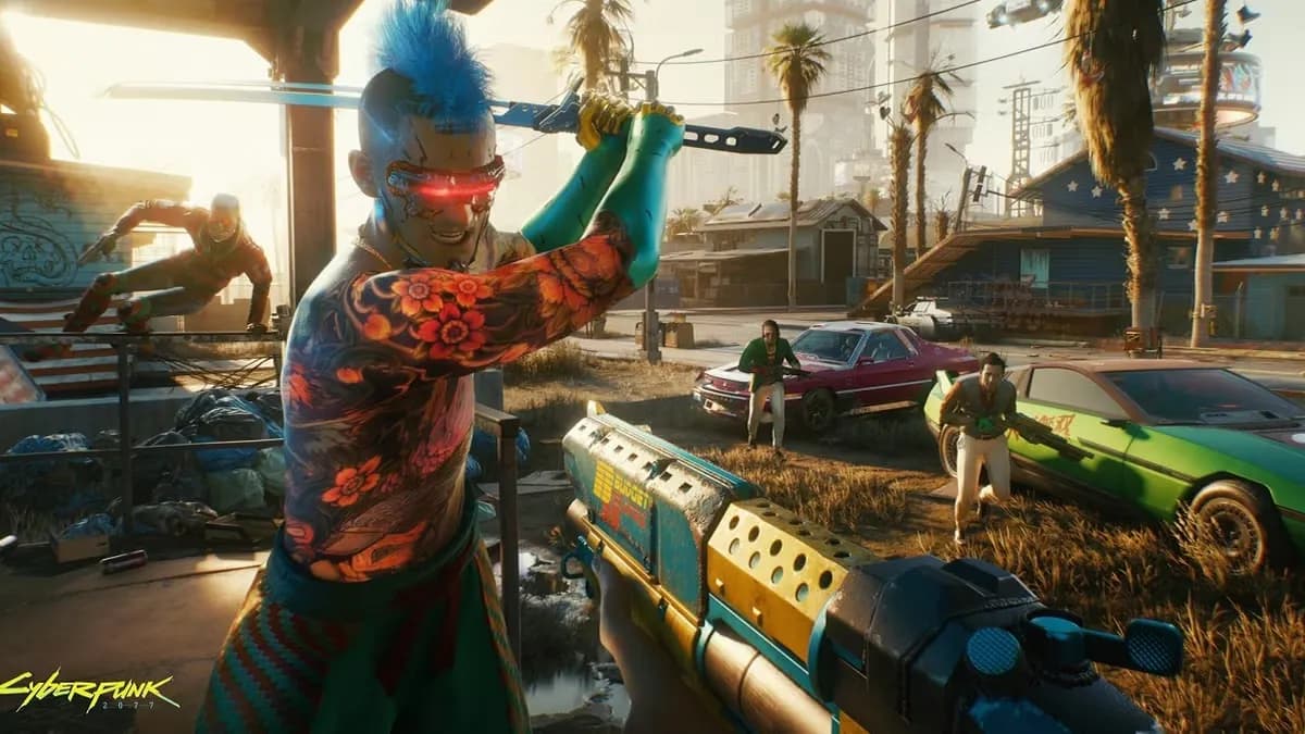دیسک بازی Cyberpunk 2077 برای پلی استیشن 5 — تصویر ۴