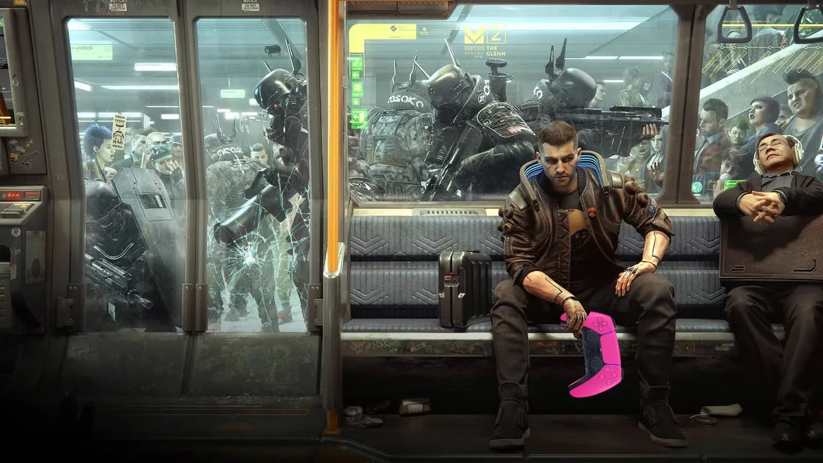 دیسک بازی Cyberpunk 2077 برای پلی استیشن 5 — تصویر ۷