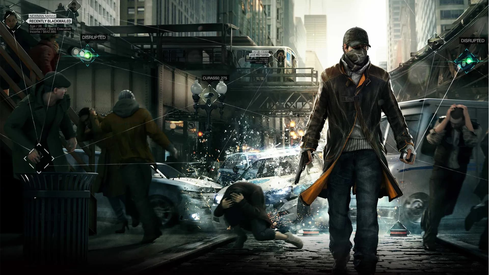 دیسک بازی Watch Dogs 1 برای پلی استیشن 4 — تصویر ۴
