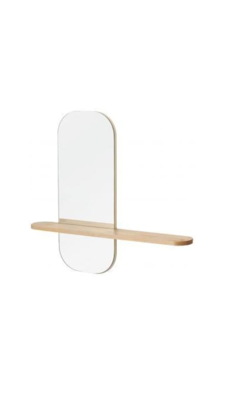 شلف چوبی آینه دار DW104