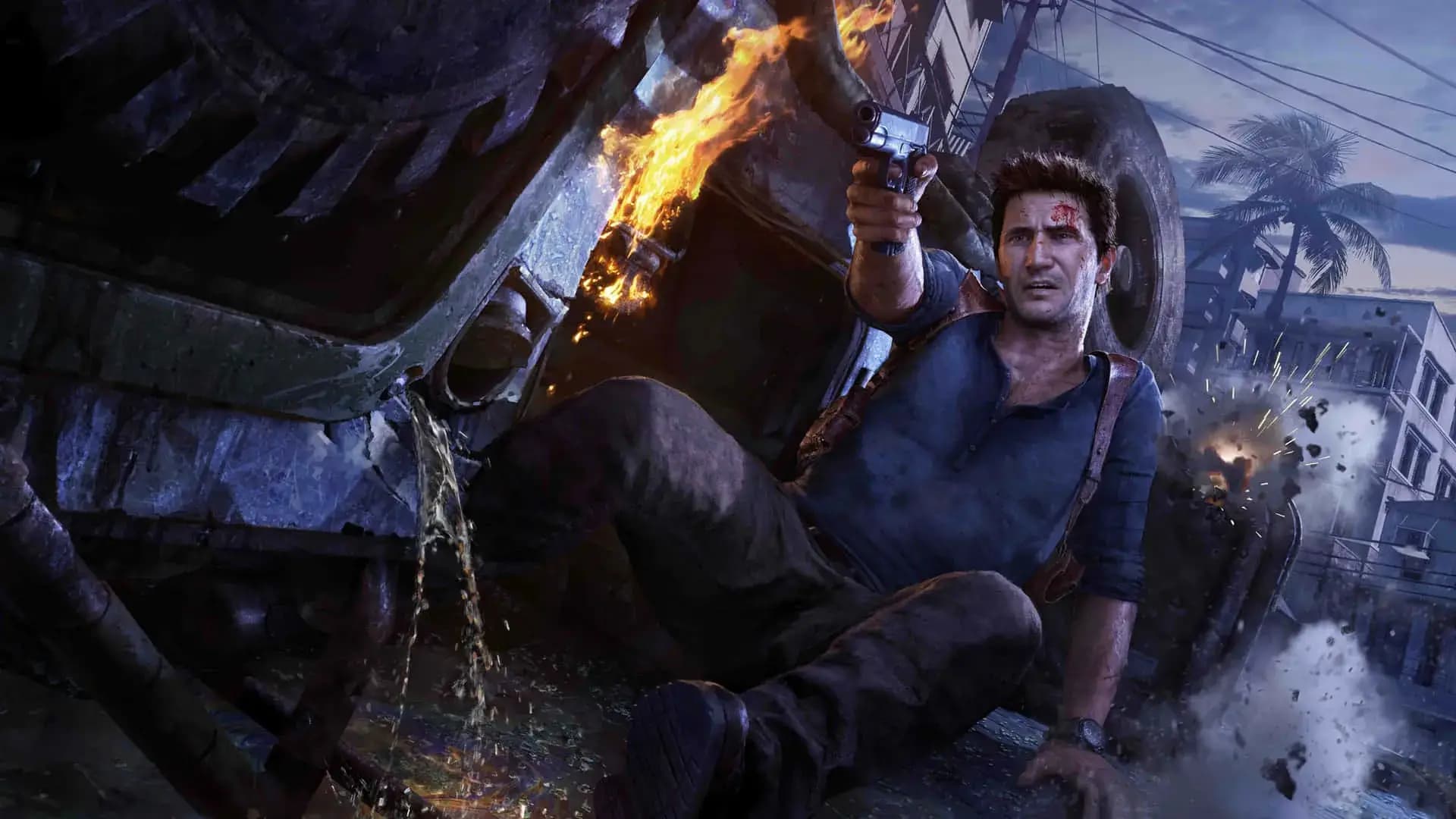 دیسک بازی Uncharted 4 A Thief’s برای پلی استیشن 4 Stock — تصویر ۴