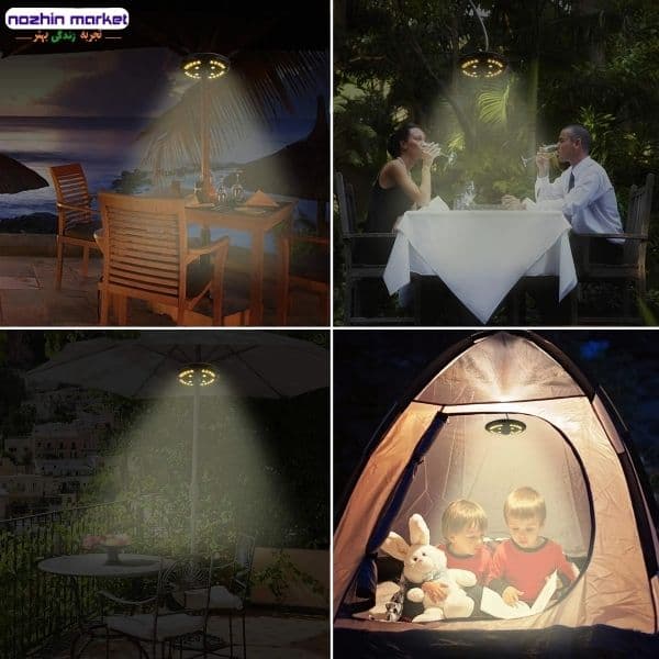 چراغ کمپینگ و پاسیو led بار برند UMBRELLA LIGHT — تصویر ۷