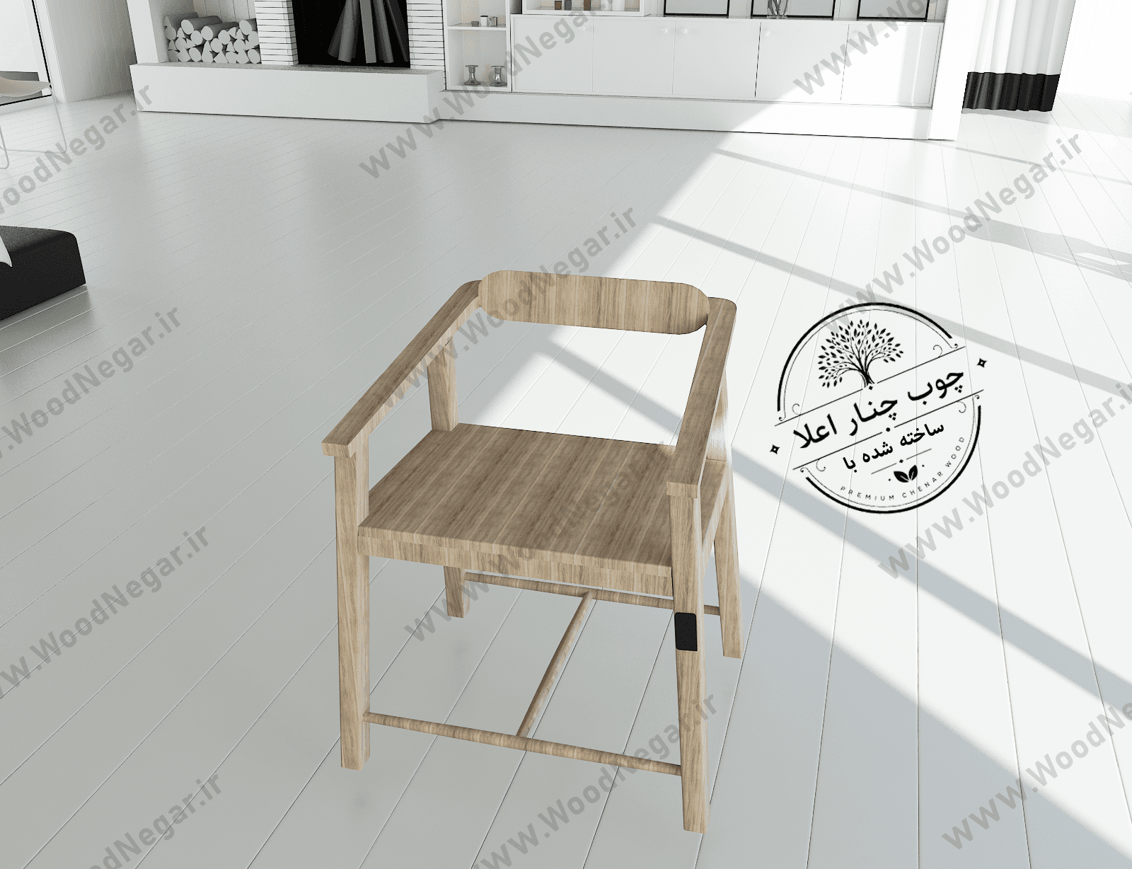 صندلی رستورانی و کافه ای چوبی سری Italian Design