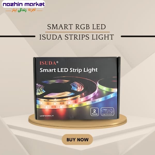 ریسه RGB LED هوشمند 15 متری ISUDA — تصویر ۲