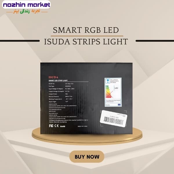 ریسه RGB LED هوشمند 15 متری ISUDA — تصویر ۳