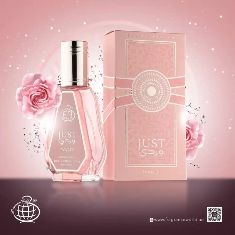 ادوپرفیوم 50 میل جاست وردی فرگرانس ورد | Just Wardi Fragrance World — تصویر ۲
