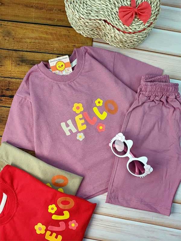 تیشرت شلوارک HELLO — تصویر ۵