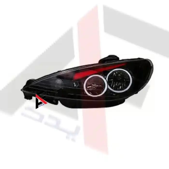 چراغ جلو 206 new باکستر قرمز
