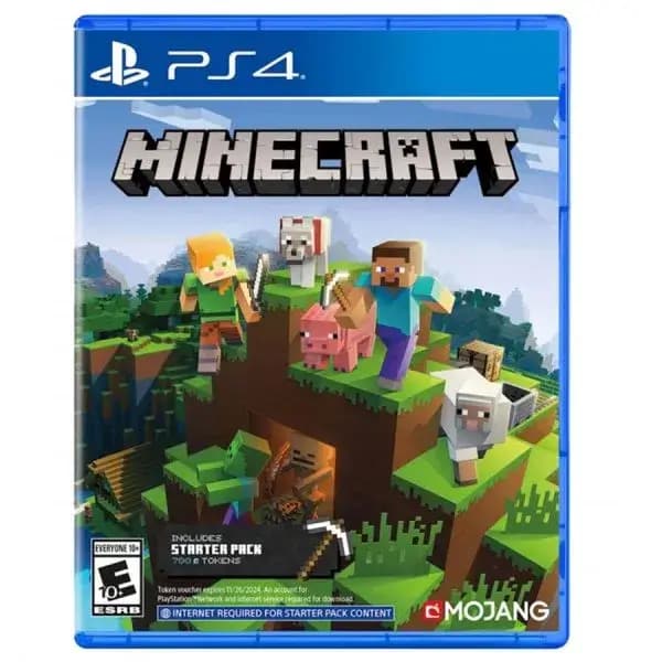 دیسک بازی Minecraft Bedrock برای پلی استیشن 4 Stock
