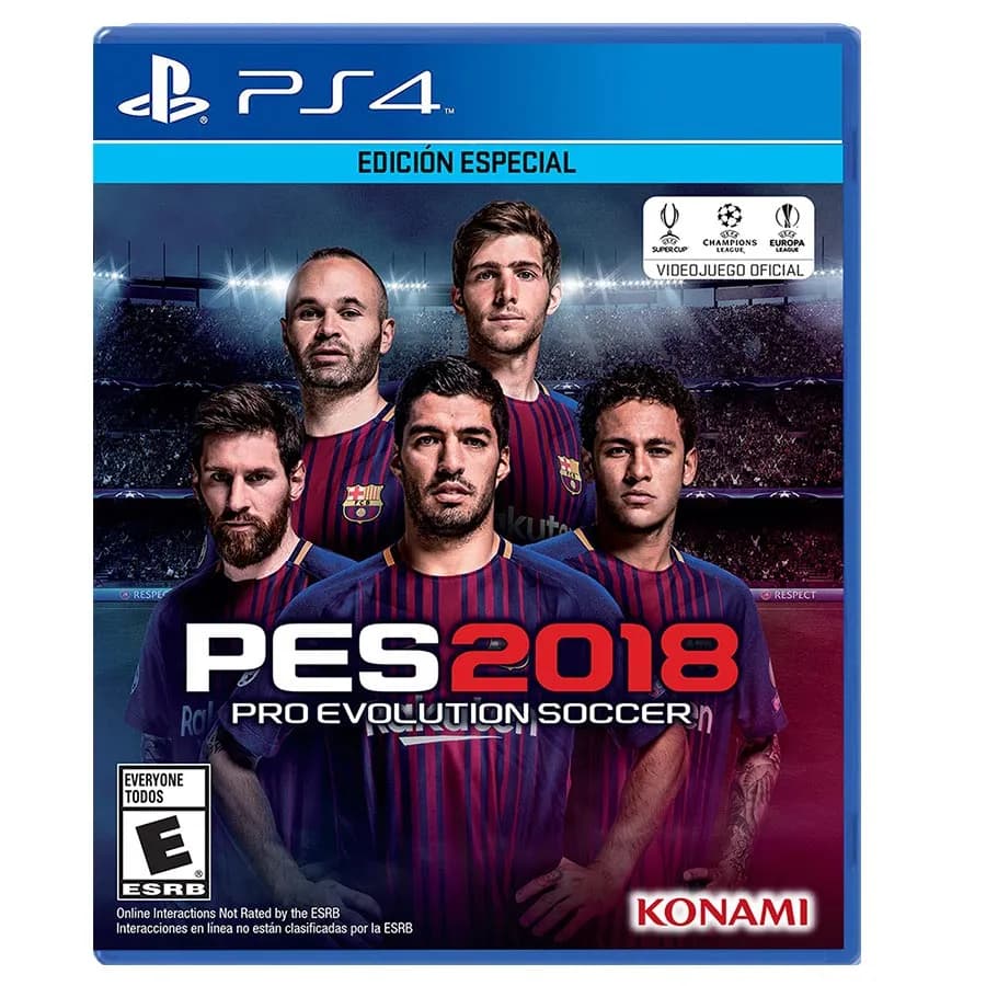 دیسک بازی EFootball PES 2018 برای پلی استیشن 4 Stock