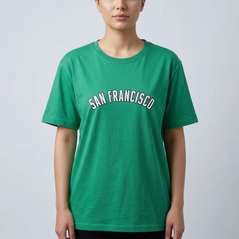 تیشرت لانگ زنانه طرح San Francisco سوپر پنبه