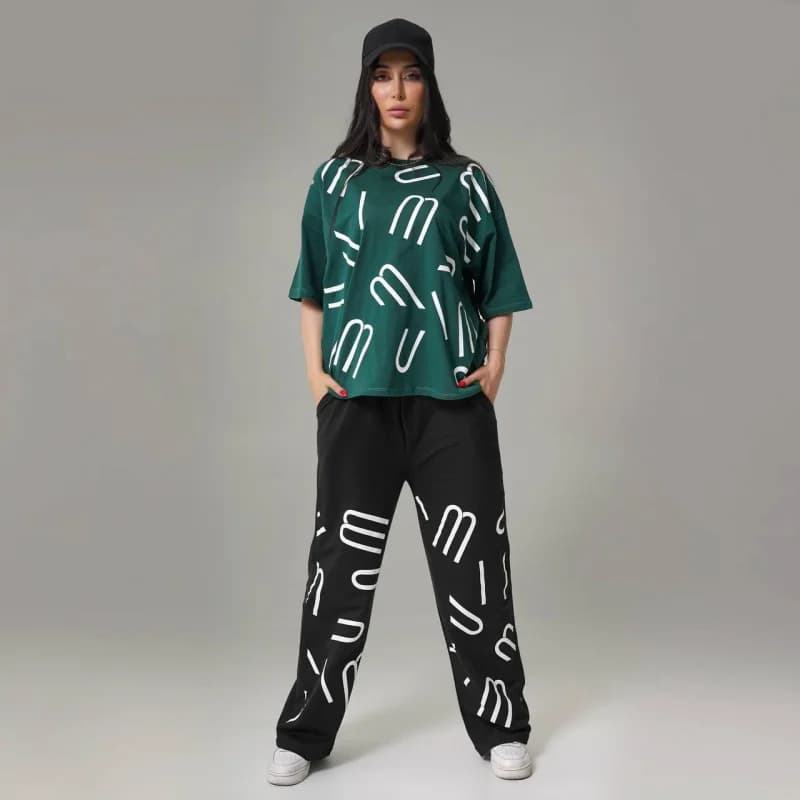 ست راحتی زنانه آستین سه ربع Miu — تصویر ۳