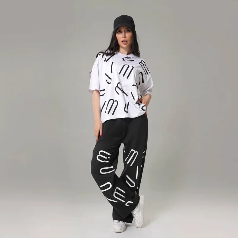 ست راحتی زنانه آستین سه ربع Miu