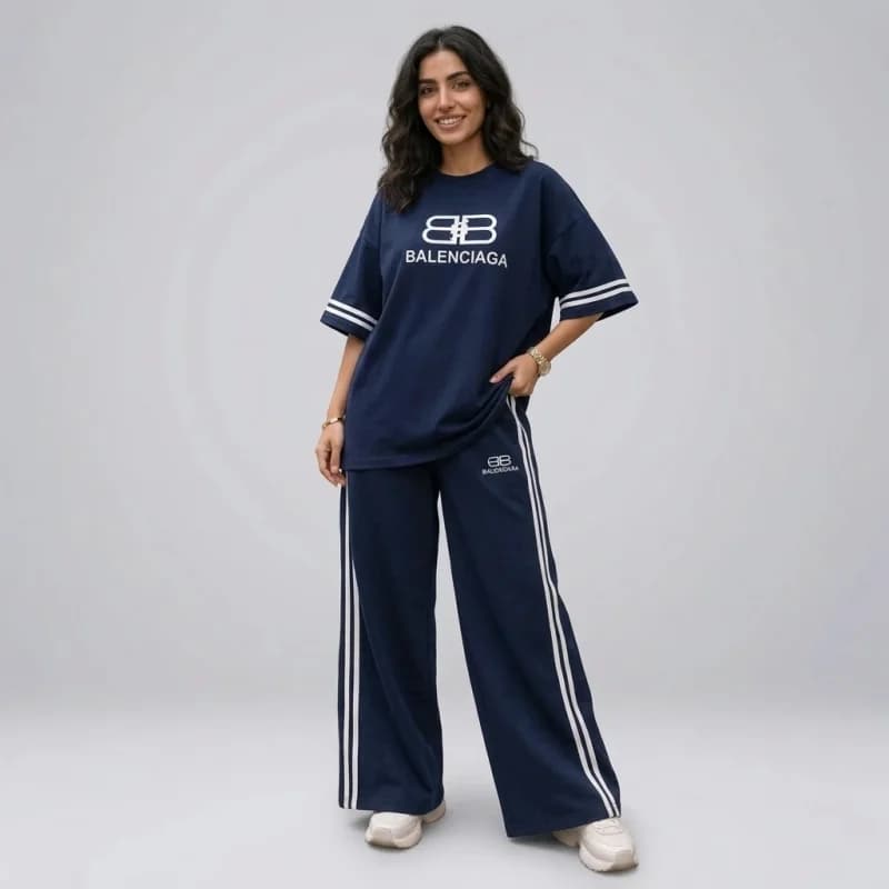 ست کاپلی Balenciega آستین سه ربع — تصویر ۵