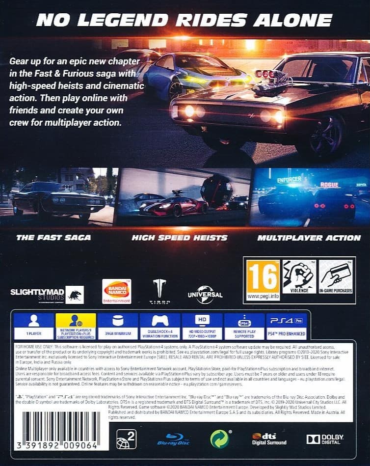 دیسک بازی Fast and Furious Crossroads برای پلی استیشن 4 — تصویر ۲