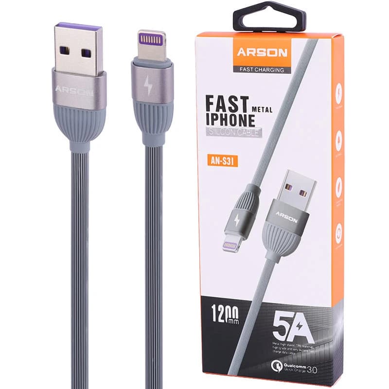 کابل شارژ USB به lightning آرسون مدل AN-S3I