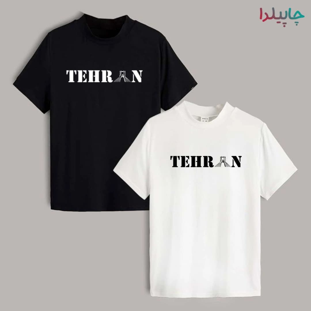 تیشرت با طرح شهر تهران