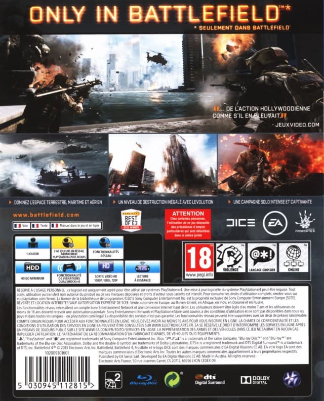 دیسک بازی Battlefield 4 برای پلی استیشن 4 Stock — تصویر ۲