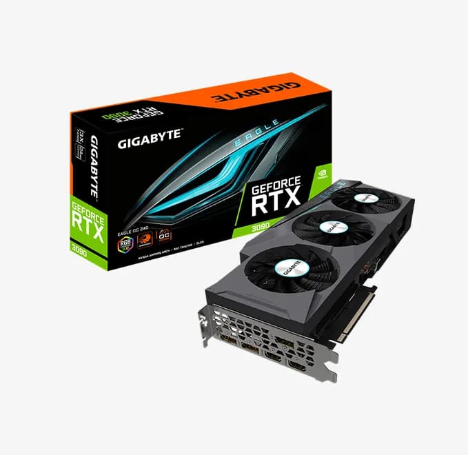 کارت گرافیک Gigabyte RTX 3090 EAGLE OC (در حد نو)