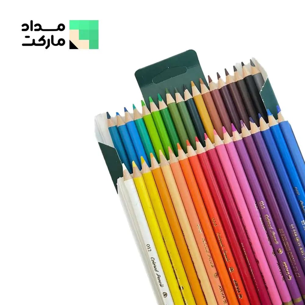 مدادرنگی آریا آرتیست 36 جعبه مقوایی — تصویر ۴