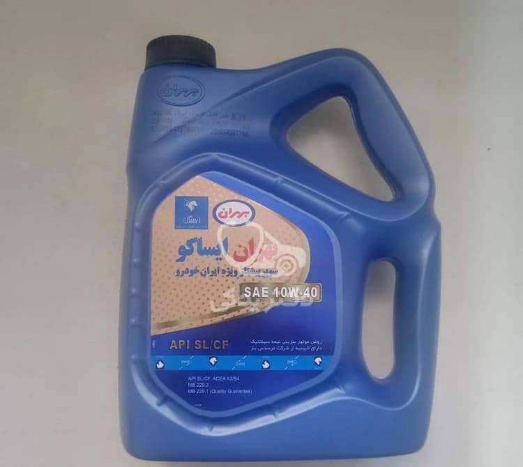 پک سرویس روغن ایساکو برای خودرو ال 90 (روغن بهران ایساکو 10w40 sl فیلتر روغن +فیلتر هوا)
