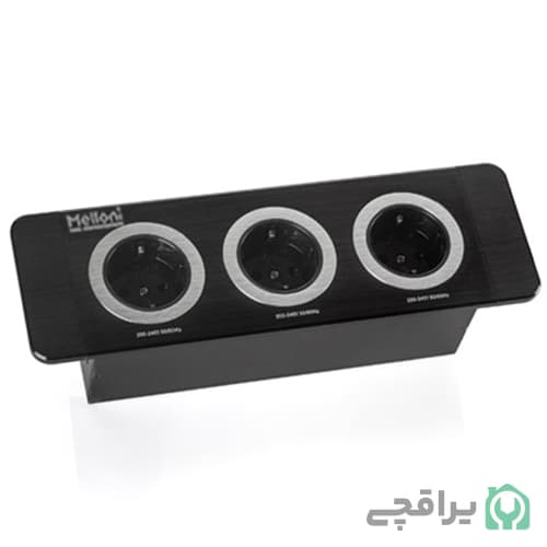 پریز توکار ملونی کد 10082