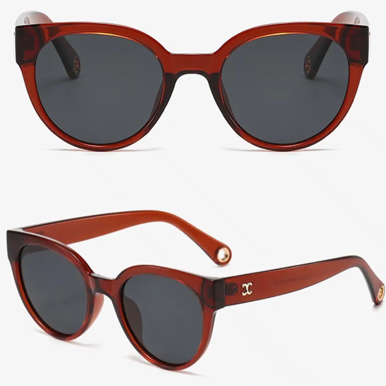 عینک آفتابی زنانه کارن بازار Karen Bazaar مدل TR2544 پلاریزه UV400 — تصویر ۱۲