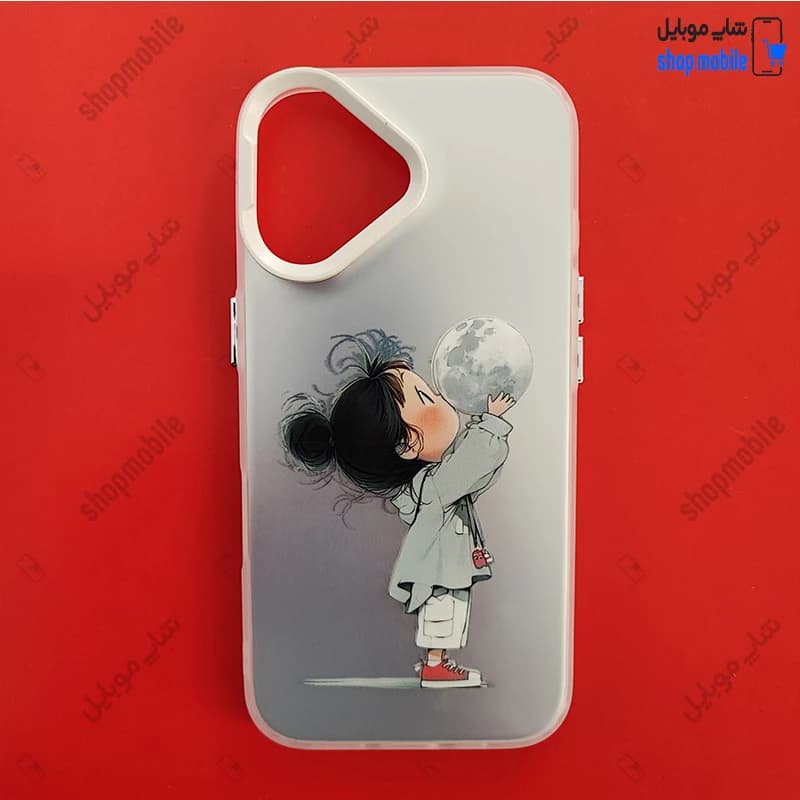 قاب گوشی آیفون 16 (کاور سوکول مدل دختر و ماه)