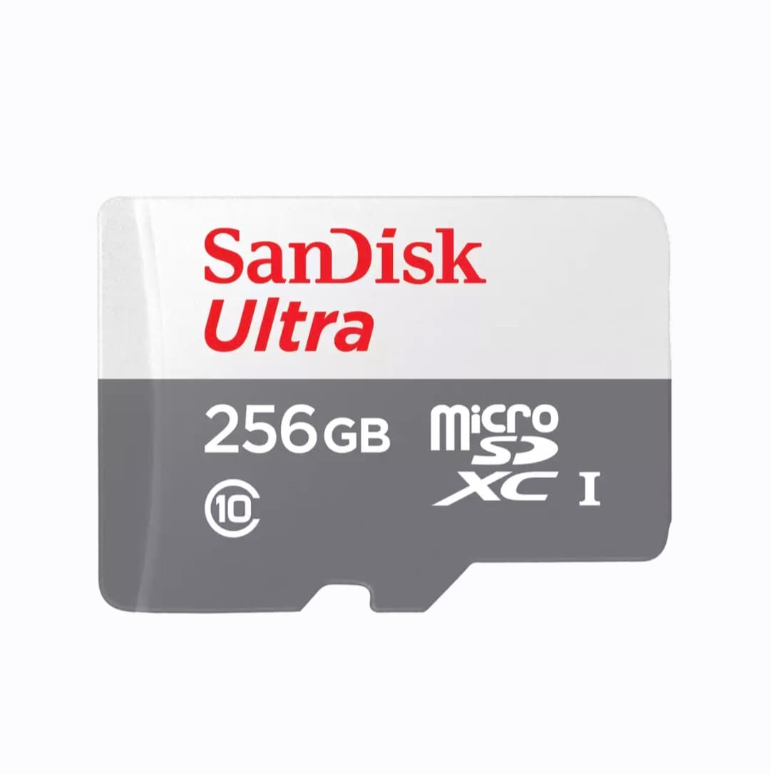 کارت حافظه SanDisk Ultra Lite ظرفیت 256GB microSDXC UHS-I با سرعت خواندن 100MB/s