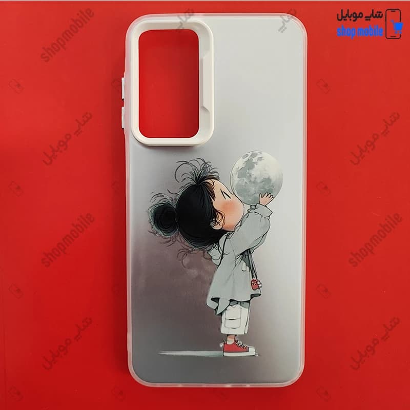 قاب گوشی سامسونگ گلکسی A17 (کاور سوکول مدل دختر و ماه)