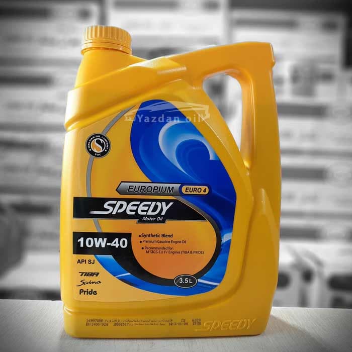 روغن موتور اسپیدی یوروپیوم 10W40 حجم 3.5 لیتر