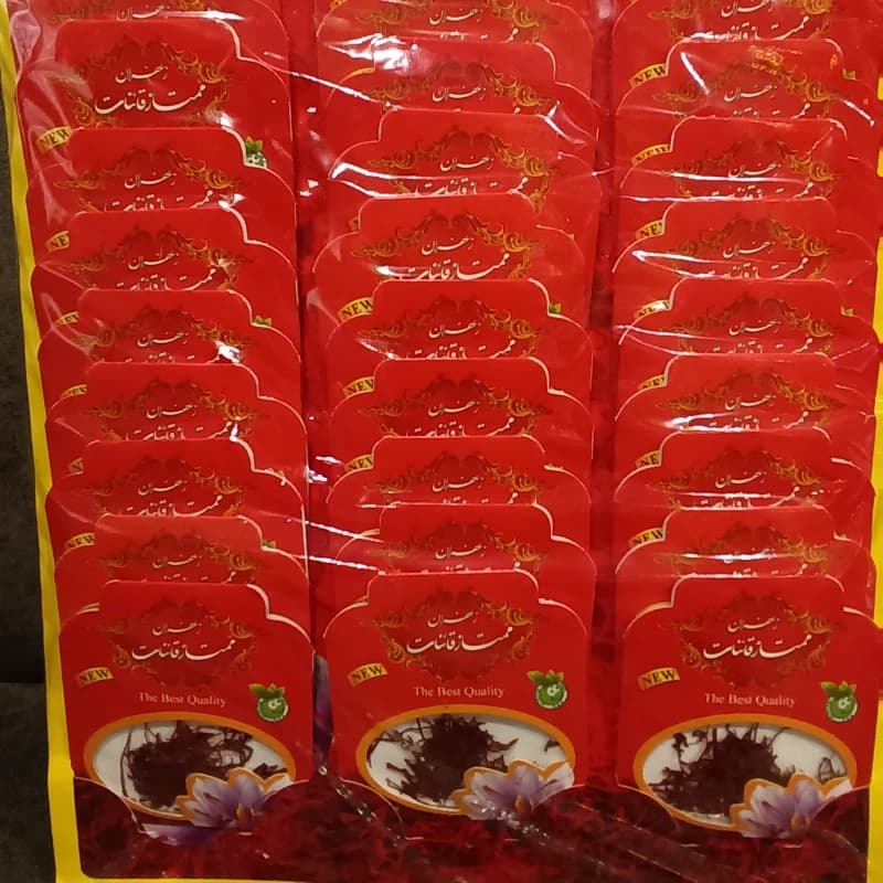 زعفران قائنات نیم گرمی پک 30عددی(فروش ویژه )ارسال نیم بها